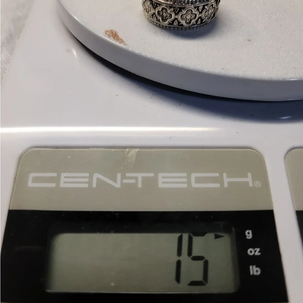 Men’s Konstantino Intricate Filigree 925 Silver Band Ring